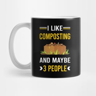 3 People Composting Compost Composter Mug